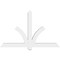 Ekena Millwork Redmond Architectural Grade PVC Gable Bracket, 60"W x 37 1/2"H x 4"D x 4"F, 15/12 Pitch GBP060X38X0404RED00 - alternate 4